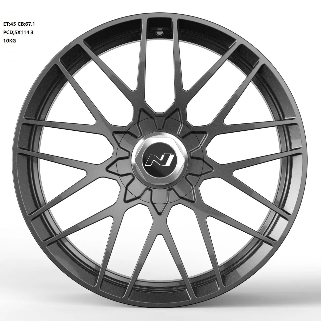 SPEED9 - MAX - Forged- AERODISC compatible wheel 18” or 19” 5X114.3 / ELANTRA/ VELOSTER/ KONA/ N