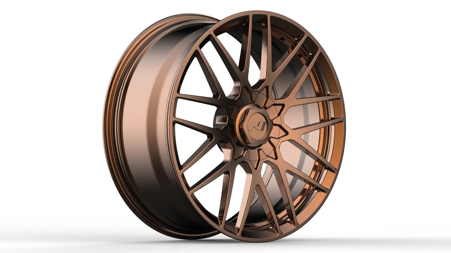 Forged N9RR Mesh Aerodisc wheel 19” 8.5-9” width 5X114.3 ET 40-45 offset - HYUNDAI-Price per wheel