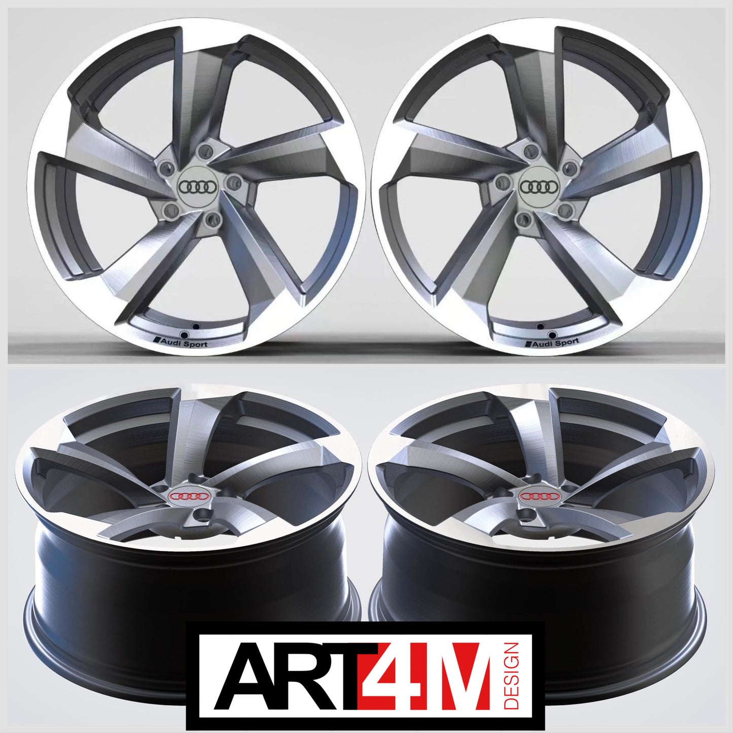 Forged Rotor blade DIRECTIONAL wheel 20” (any color/offset/width up to 10.5”)